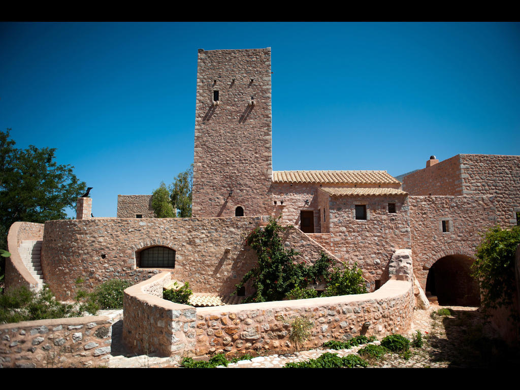 Pírgos Dhiroú Arapakis Historic Castle 아파트 호텔 외부 사진